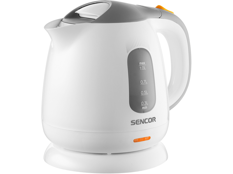 Vízforraló, 1100W, 1L, fehér/szürke