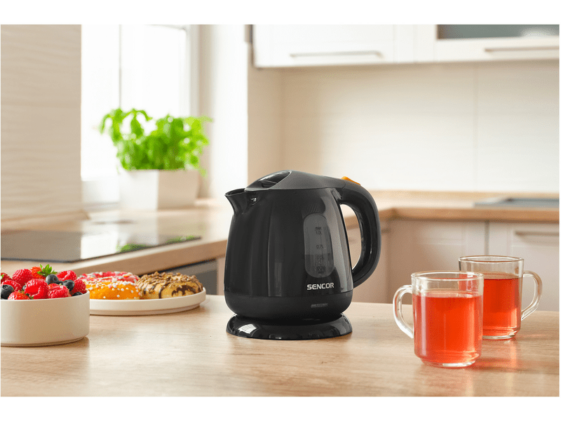 Vízforraló, 1100W, 1L, fekete/szürke