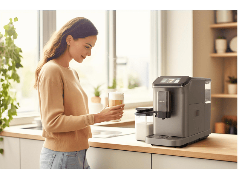 Sencor SES 8500BK Smart Automata kávéfőző, fekete
