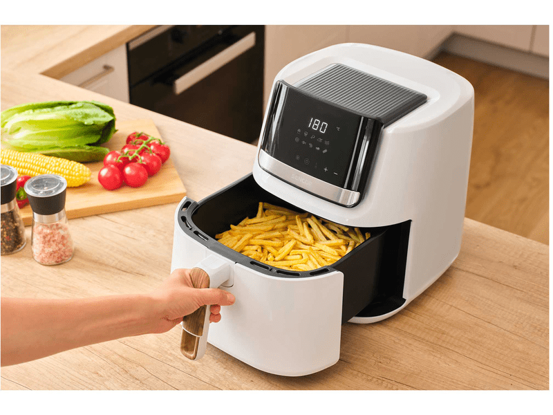 Airfryer, 1600W, 6.5L, fehér