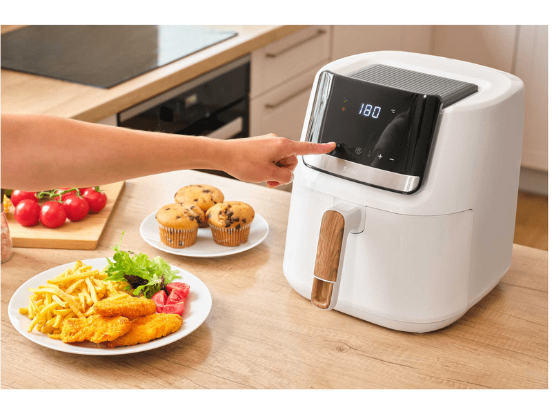 Airfryer, 1600W, 6.5L, fehér