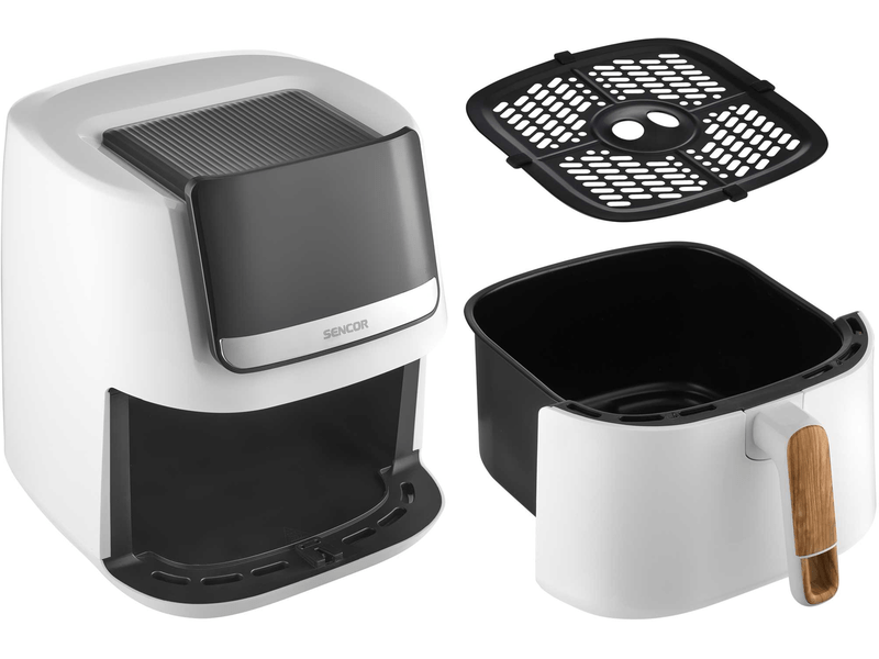 Airfryer, 1600W, 6.5L, fehér