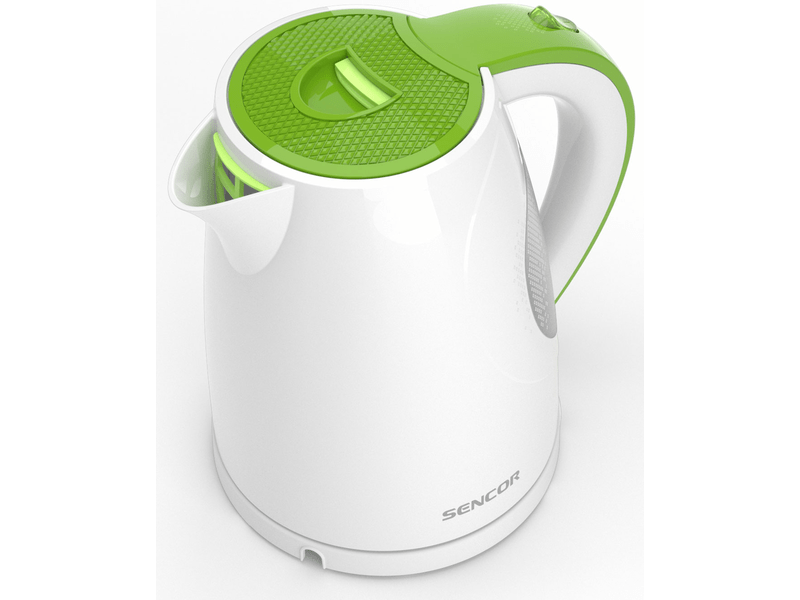 Vízforraló, 2200W, 1.5L, fehér/zöld