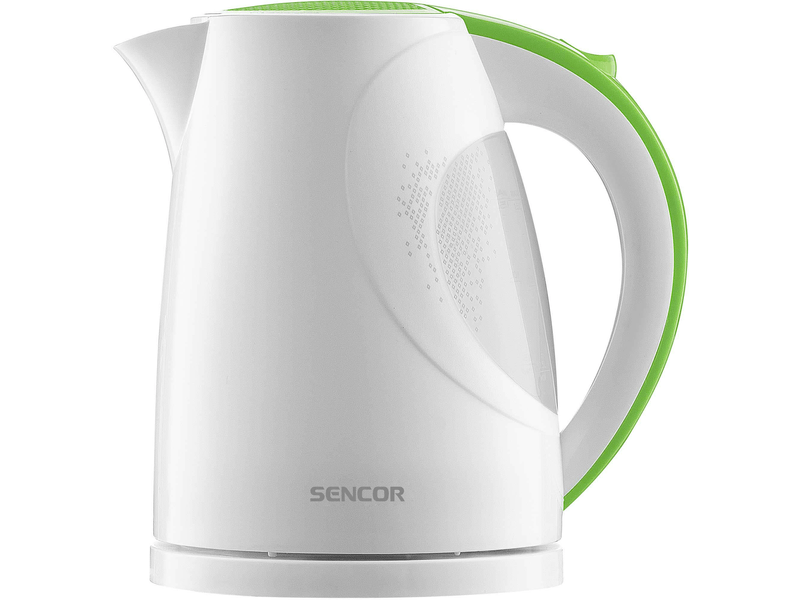 Vízforraló, 2200W, 1.5L, fehér/zöld