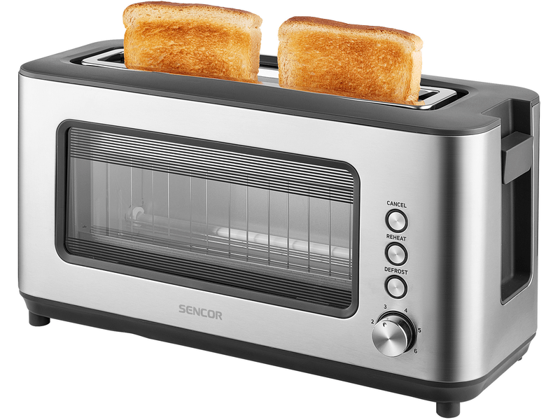 Kenyérpirító hosszúszeletes, 1200W