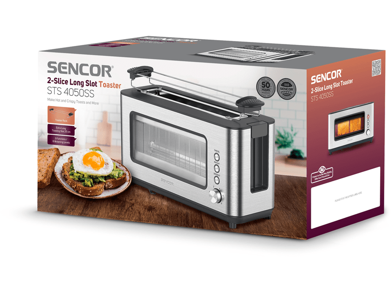 Sencor STS 4050SS Hosszúszeletes kenyérpirító