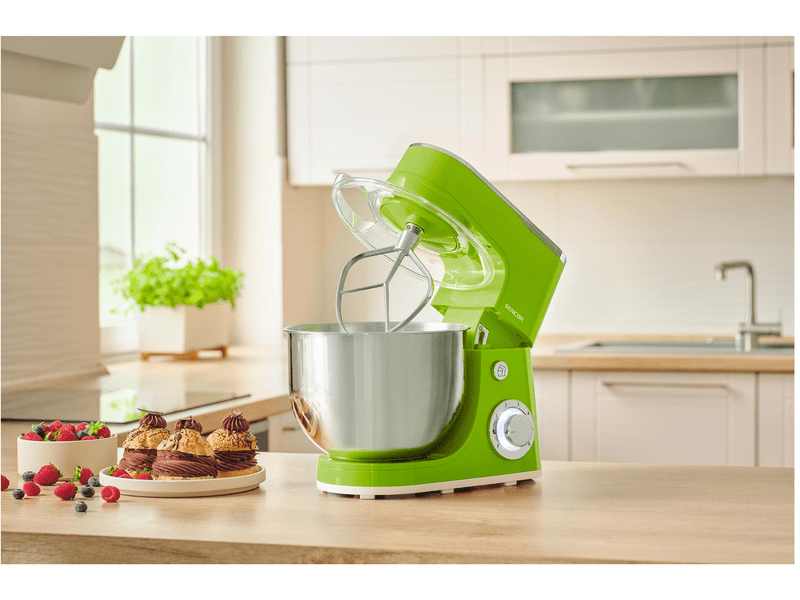 Konyhai robotgép, 1300W, 5.5L, zöld