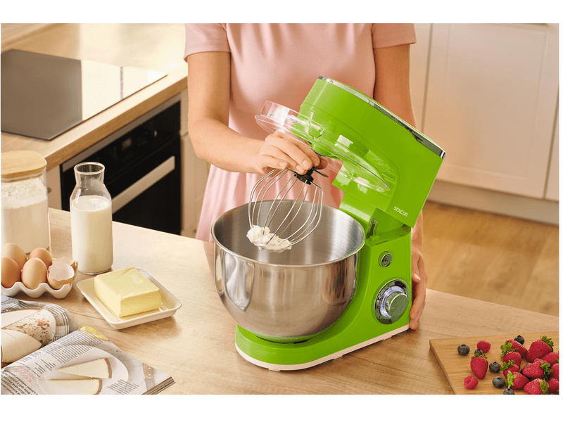 Konyhai robotgép, 1300W, 5.5L, zöld