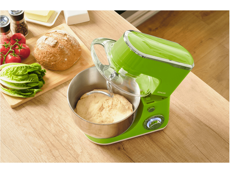 Konyhai robotgép, 1300W, 5.5L, zöld