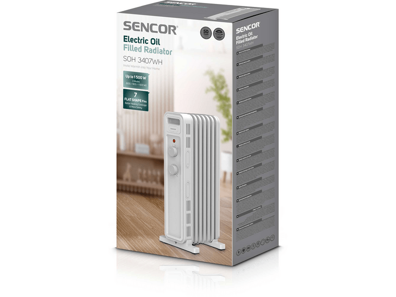 Sencor SOH 3407WH Elektromos olajradiátor