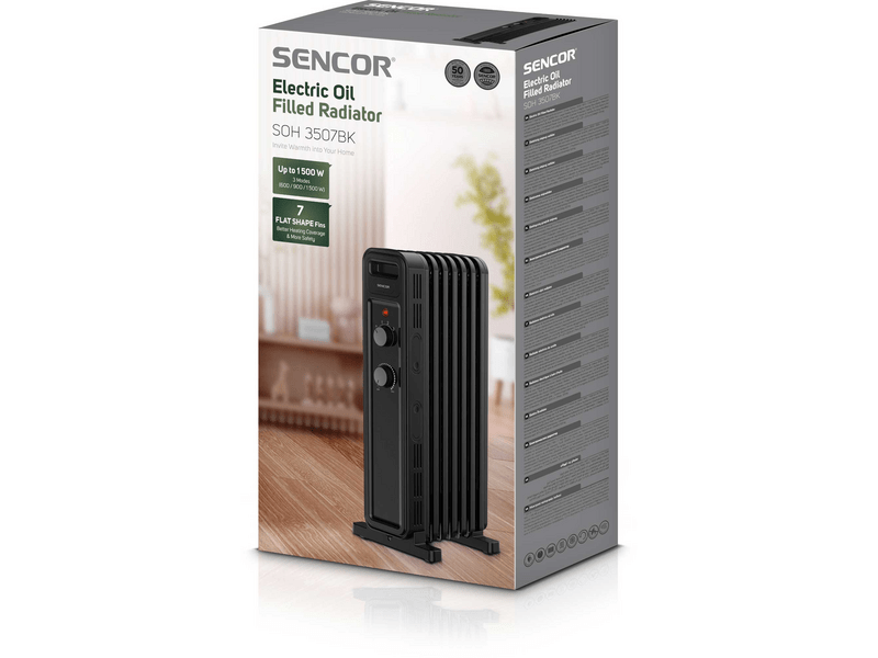Sencor SOH 3507BK Elektromos olajradiátor