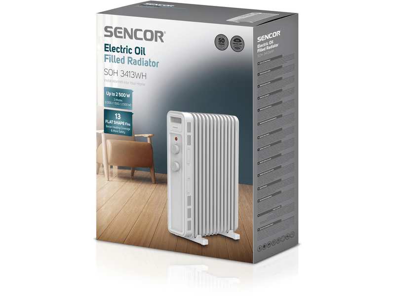 Sencor SOH 3413WH Elektromos olajradiátor