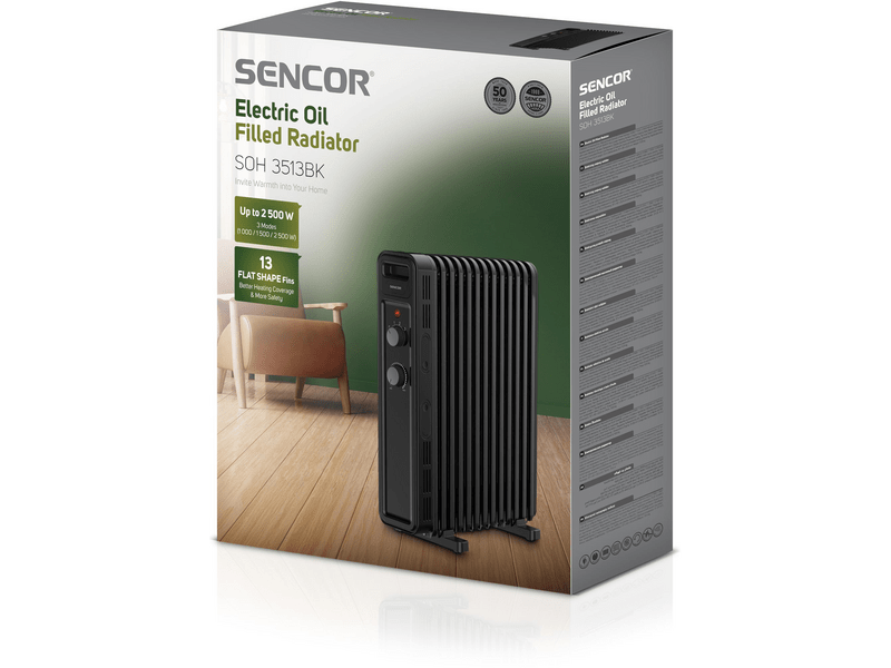 Sencor SOH 3513BK Elektromos olajradiátor