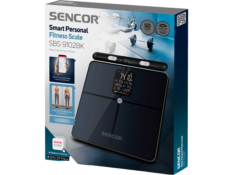 Sencor SBS 9102BK Smart fitneszmérleg