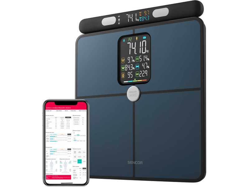 Sencor SBS 9102BK Smart fitneszmérleg