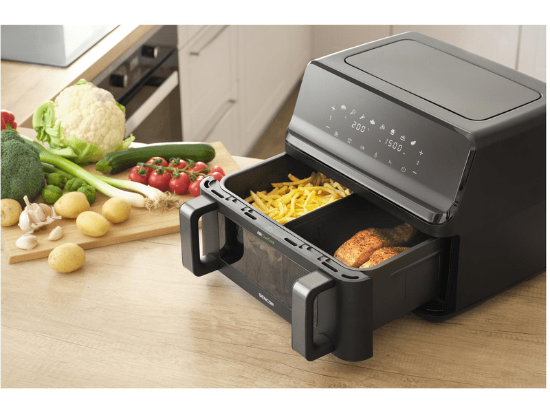 Sencor SFR 9650BK Forrólevegős fritőz