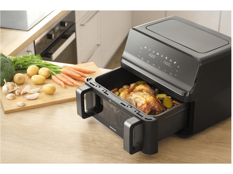 Sencor SFR 9650BK Forrólevegős fritőz