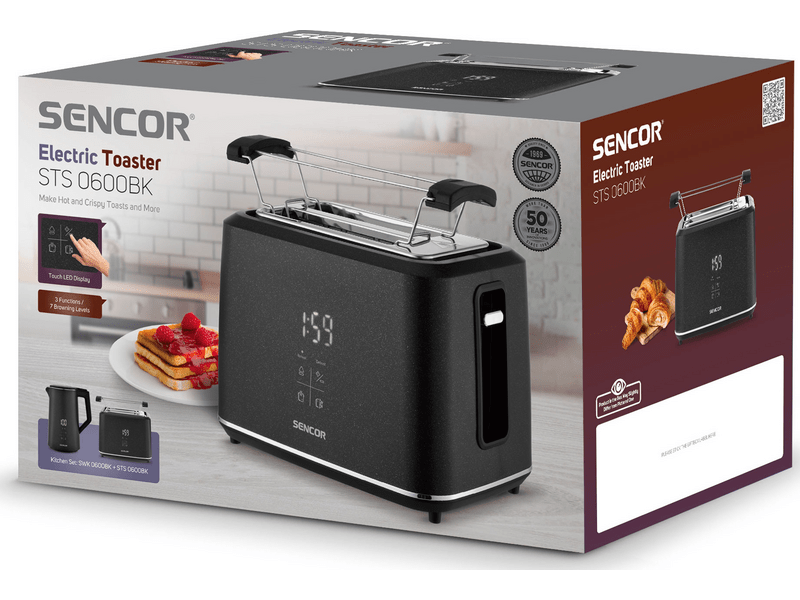 Sencor STS 0600BK Kenyérpirító