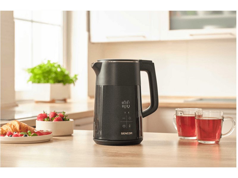 Sencor SWK 0610BK Hőfokszabályozós vízforraló, fekete
