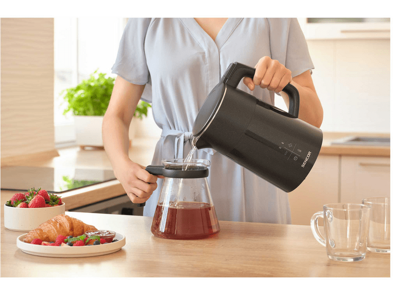 Sencor SWK 0610BK Hőfokszabályozós vízforraló, fekete