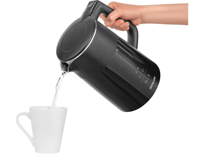 Sencor SWK 0610BK Hőfokszabályozós vízforraló, fekete