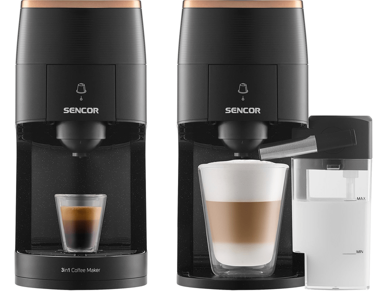 Sencor SCC 3000BK Multifunkciós kapszulás kávéfőző
