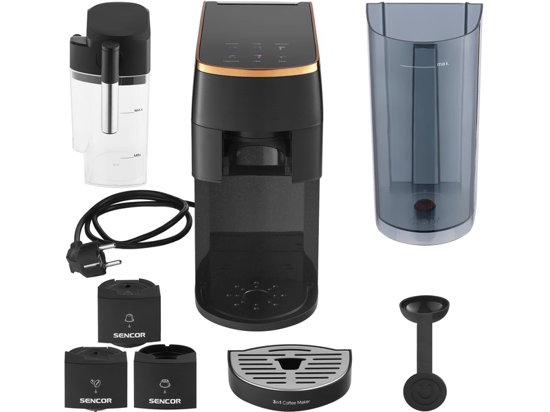 Sencor SCC 3000BK Multifunkciós kapszulás kávéfőző
