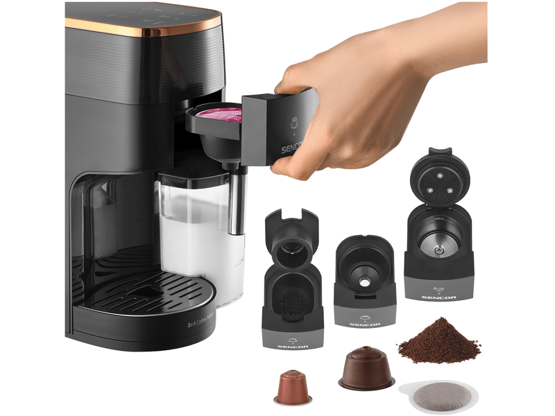 Sencor SCC 3000BK Multifunkciós kapszulás kávéfőző
