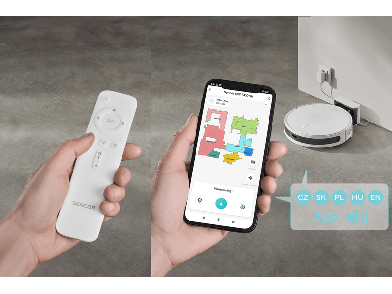 Sencor SRV 7450WH Robotporszívó