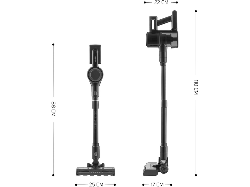 Sencor SVC 7221BK uspravni usisavač, crne boje