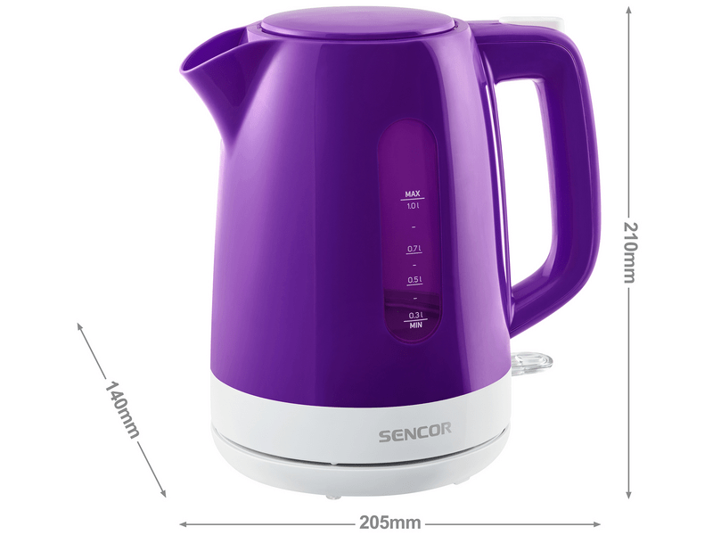 Sencor SWK 1025VT Vízforraló 1l, lila