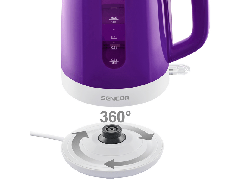 Sencor SWK 1025VT Vízforraló 1l, lila
