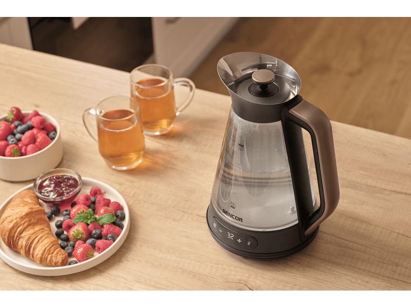 Sencor SWK 1595BK Vízforraló, 1,5l, üveg