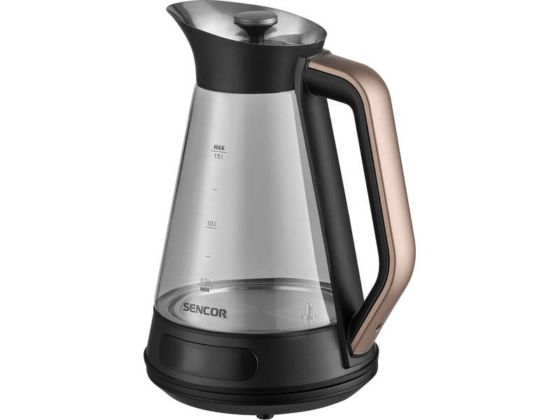 Sencor SWK 1595BK Vízforraló, 1,5l, üveg
