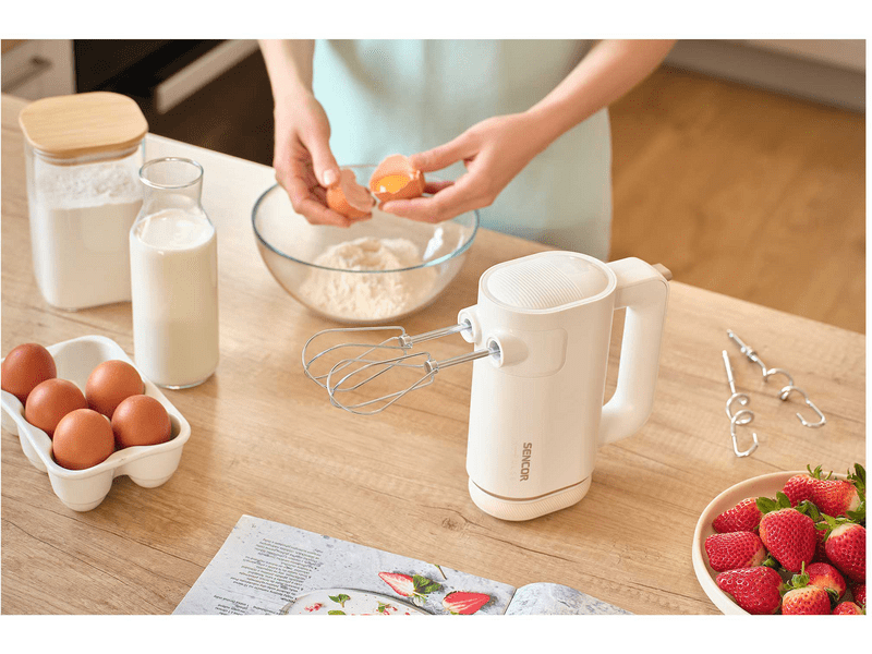 Sencor SHM 9130WH Akkumulátoros kézi mixer, fehér