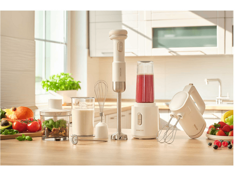 Sencor SHM 9130WH Akkumulátoros kézi mixer, fehér