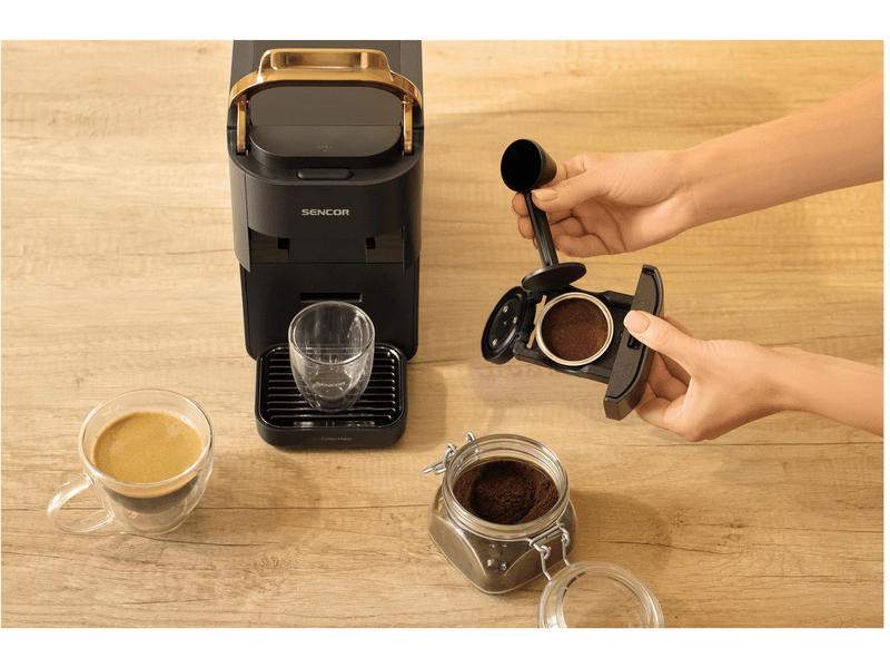 Sencor SCC 1000BK 3in1 multikapszulás kávéfőző