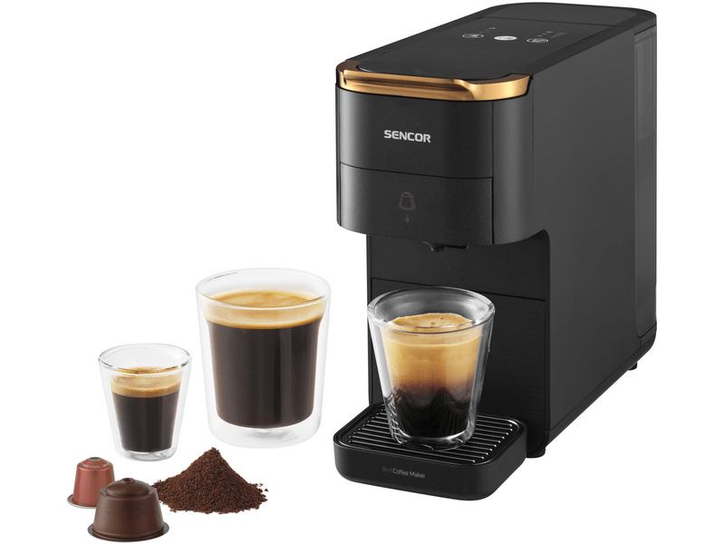 Sencor SCC 1000BK 3in1 multikapszulás kávéfőző