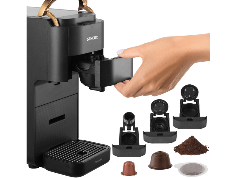 Sencor SCC 1000BK 3in1 multikapszulás kávéfőző