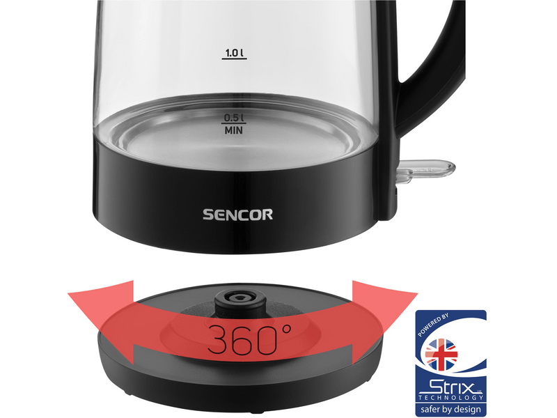 Sencor SWK 2711BK Vízforraló 1,7l