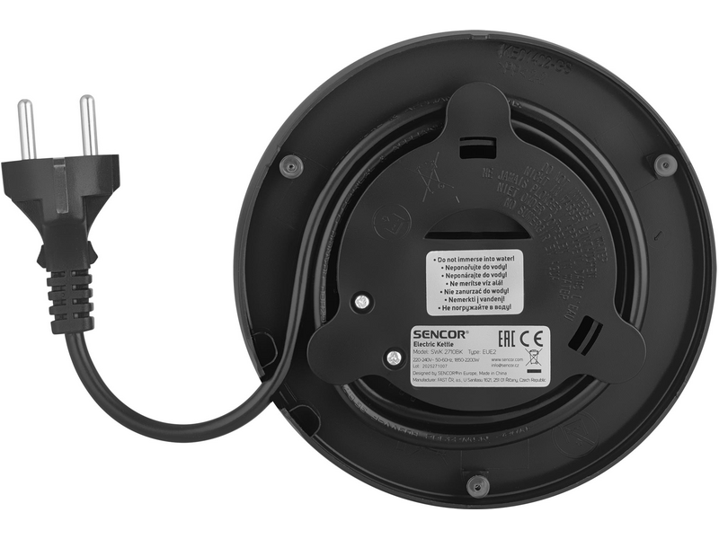 Sencor SWK 2710BK Vízforraló 1,7l, fekete