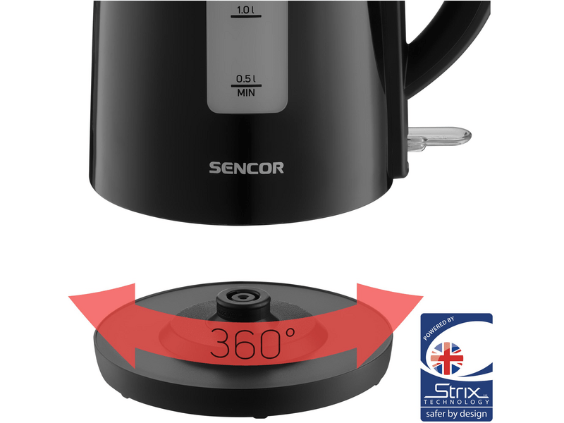 Sencor SWK 2710BK Vízforraló 1,7l, fekete