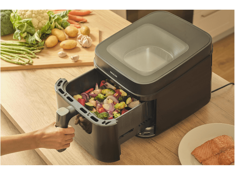 Sencor SFR 6900BK Airfryer, 6,5L, fekete