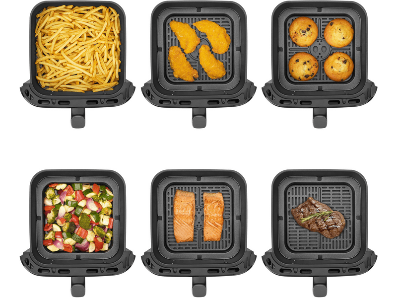 Sencor SFR 6900BK Airfryer, 6,5L, fekete