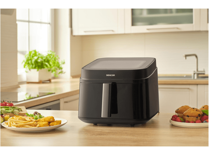 Sencor SFR 6900BK Airfryer, 6,5L, fekete