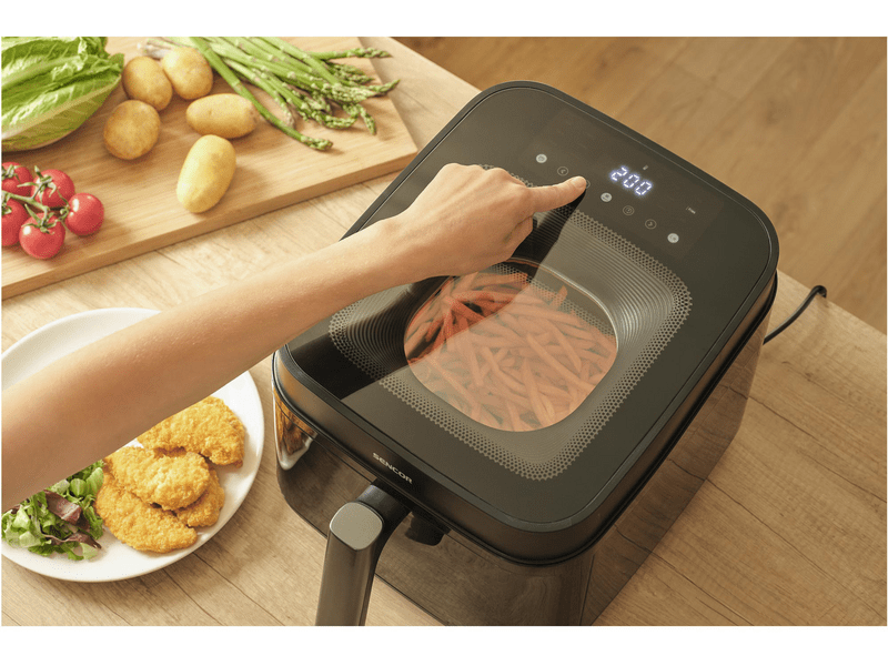 Sencor SFR 6900BK Airfryer, 6,5L, fekete
