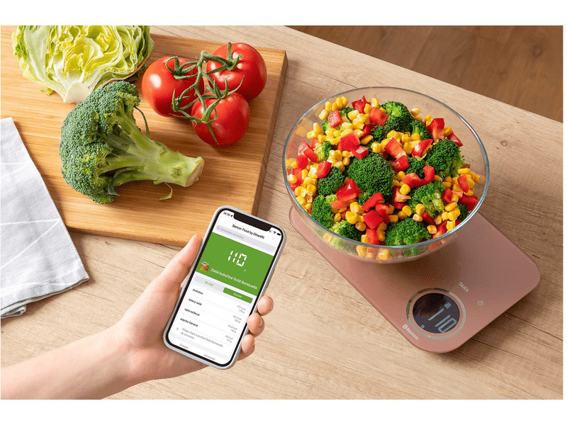 Sencor SKS 7176GD okos konyhai mérleg, arany