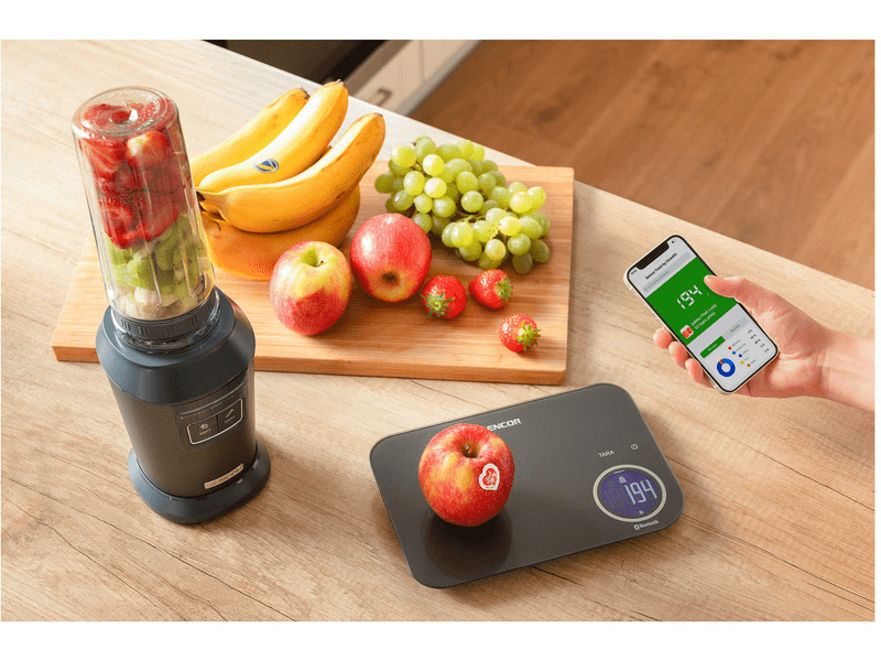 Sencor SKS 7178BK okos konyhai mérleg, fekete