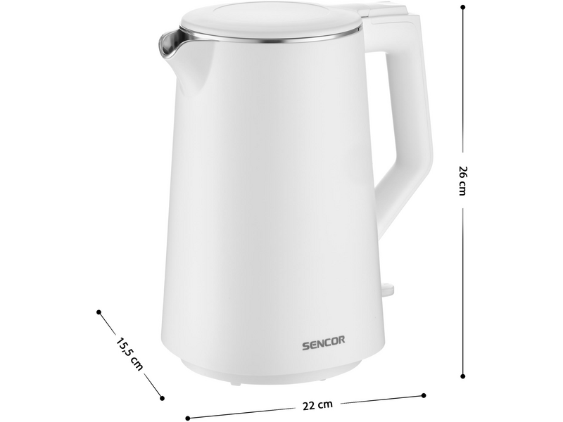 Sencor SWK 0550WH Vízforraló, 1,7l, fehér