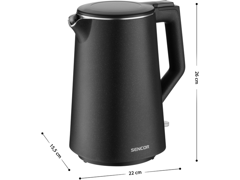Sencor SWK 0551BK Vízforraló 1,7l, fekete
